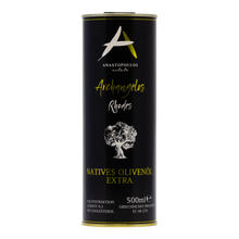 Laden Sie das Bild in den Galerie-Viewer, Natives Olivenöl Extra „Klassik“ – Archangelos, 0,5 l Dose
